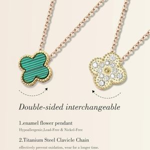Clover Necklace/Earring Set